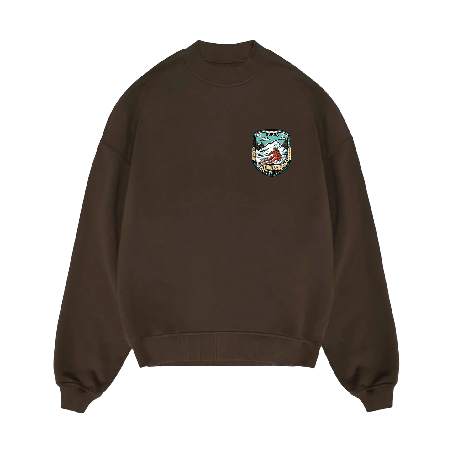 Braunes Uludag-Sweatshirt