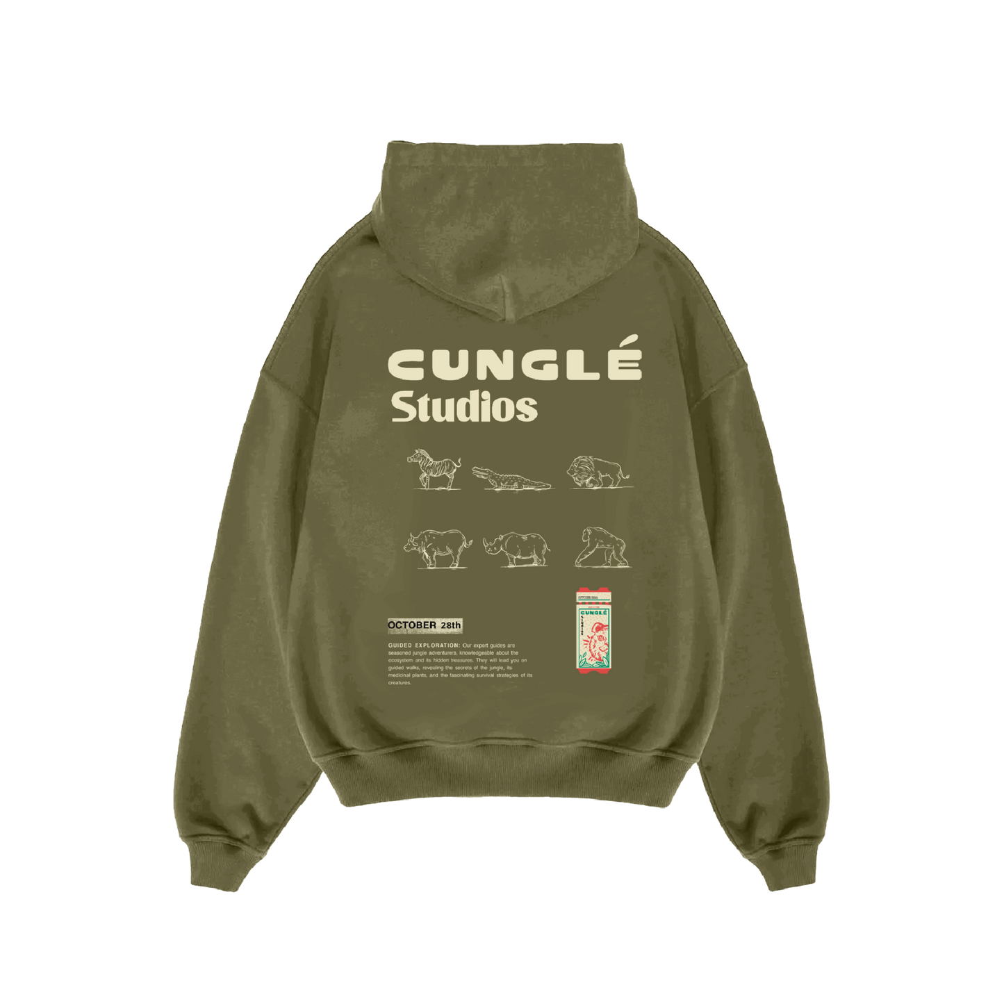 Light Green Cunglé Trip Hoodie