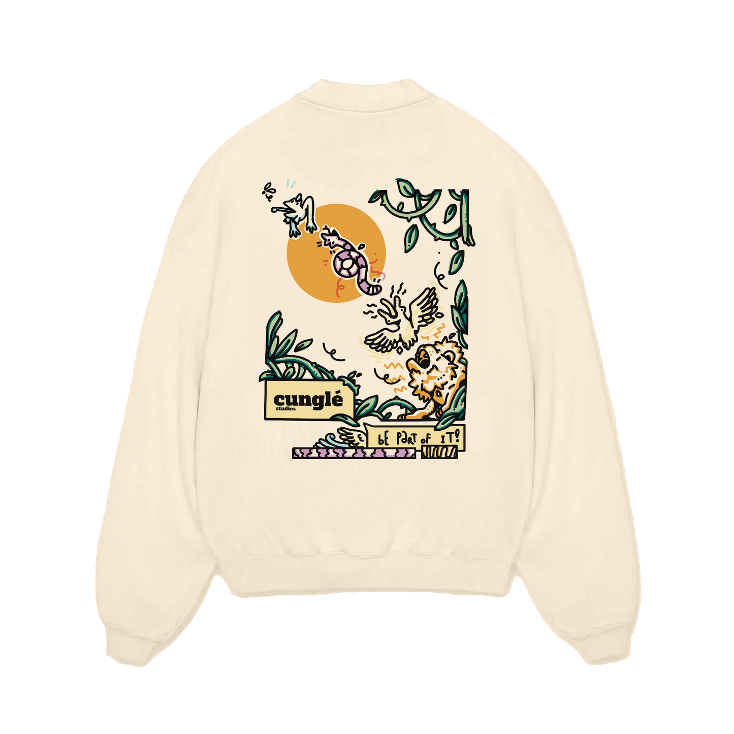 Cream Cunglé Food Chain Sweatshirt