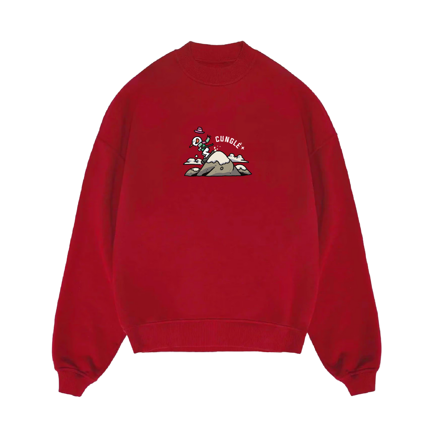 Red Cunglé Snowman Sweatshirt