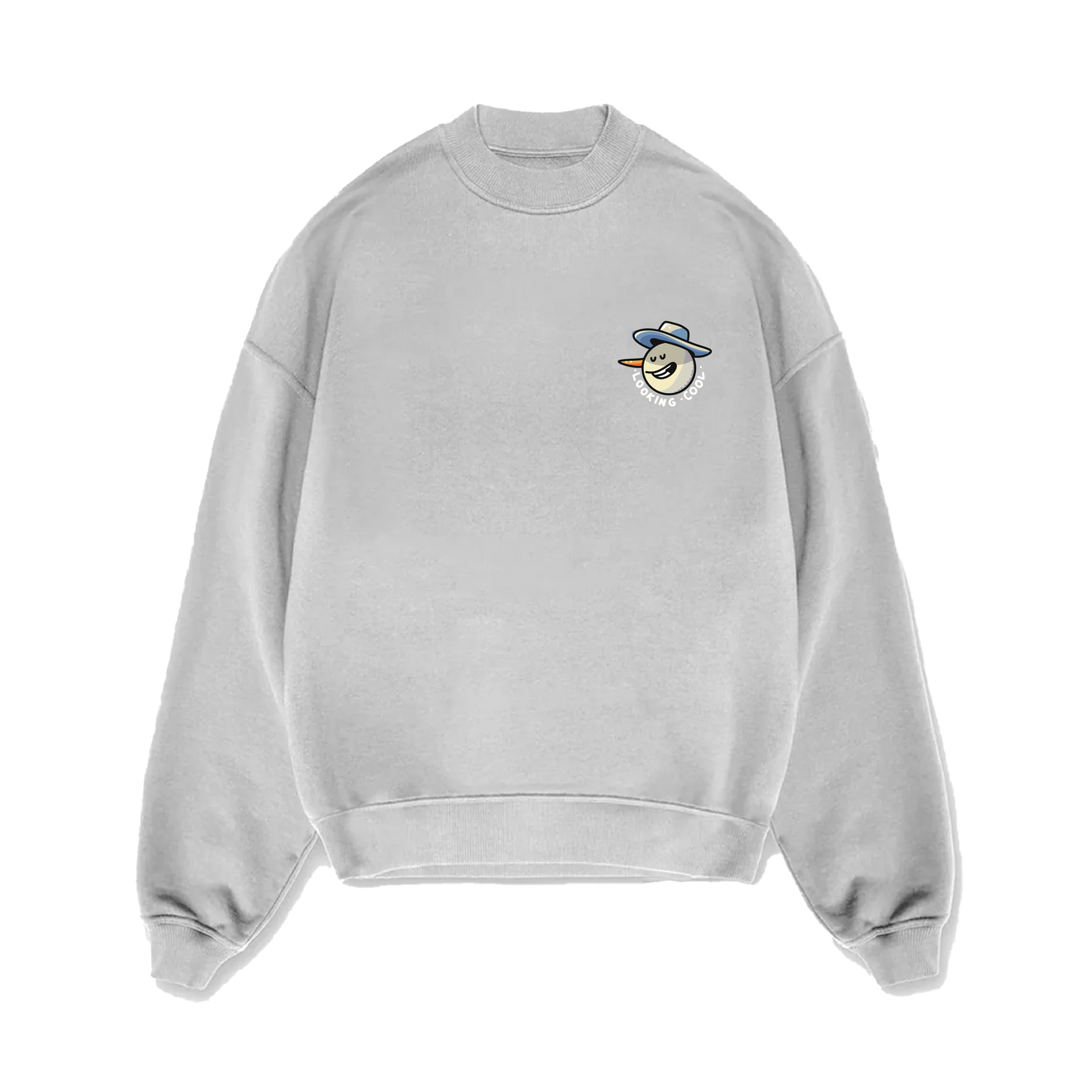 Grey Looking Cool Sweatshirt