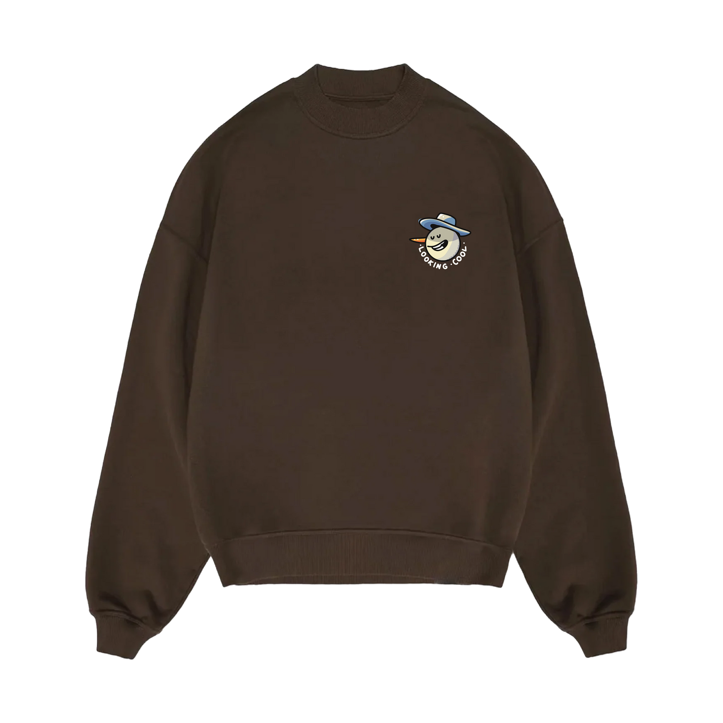 Brown Looking Cool Sweatshirt