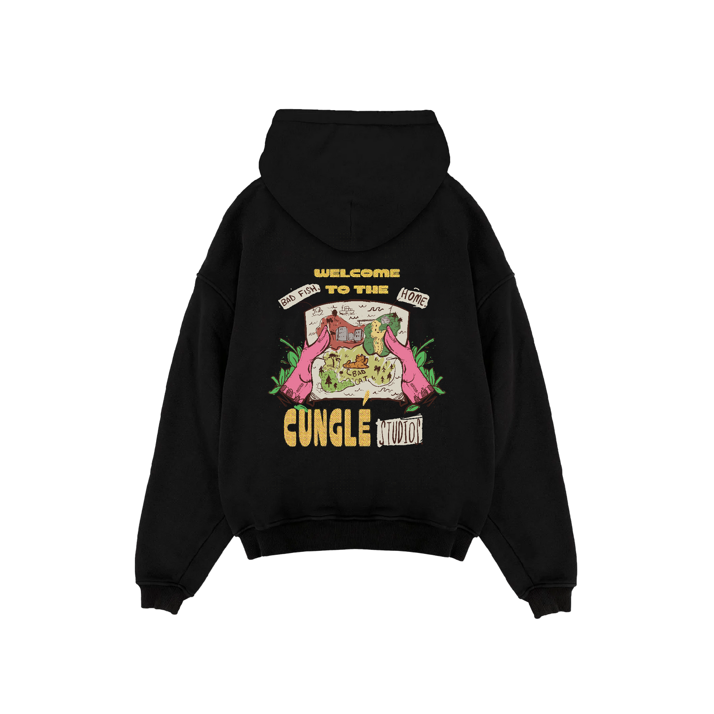 Black Explore the Cunglé Hoodie