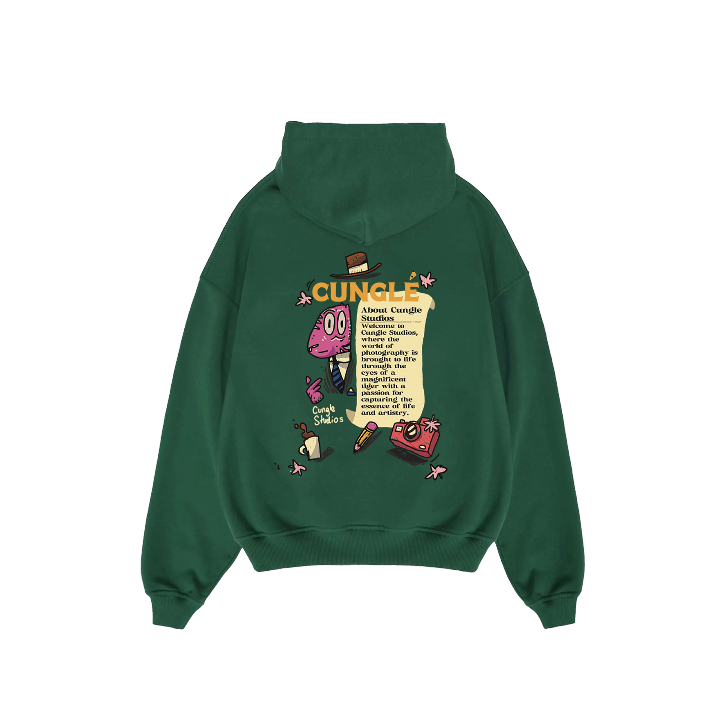Green Cunglé Photography Hoodie