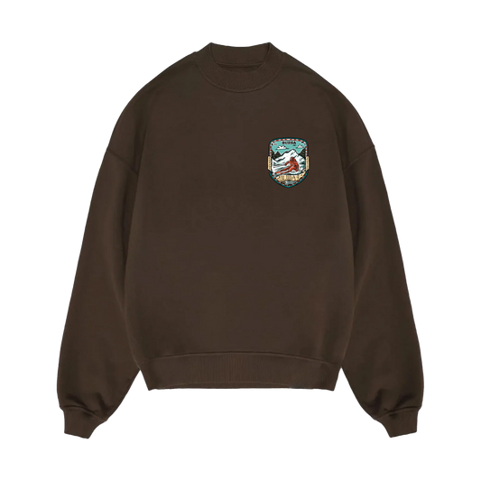 Kahverengi Uludağ Sweatshirt