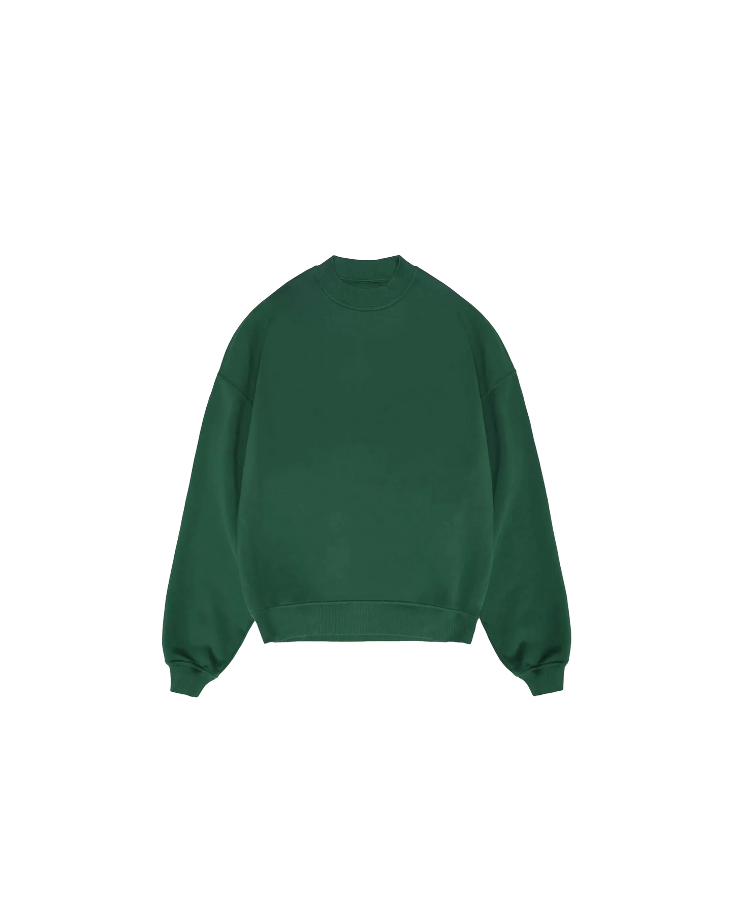 Basic Yeşil Sweatshirt