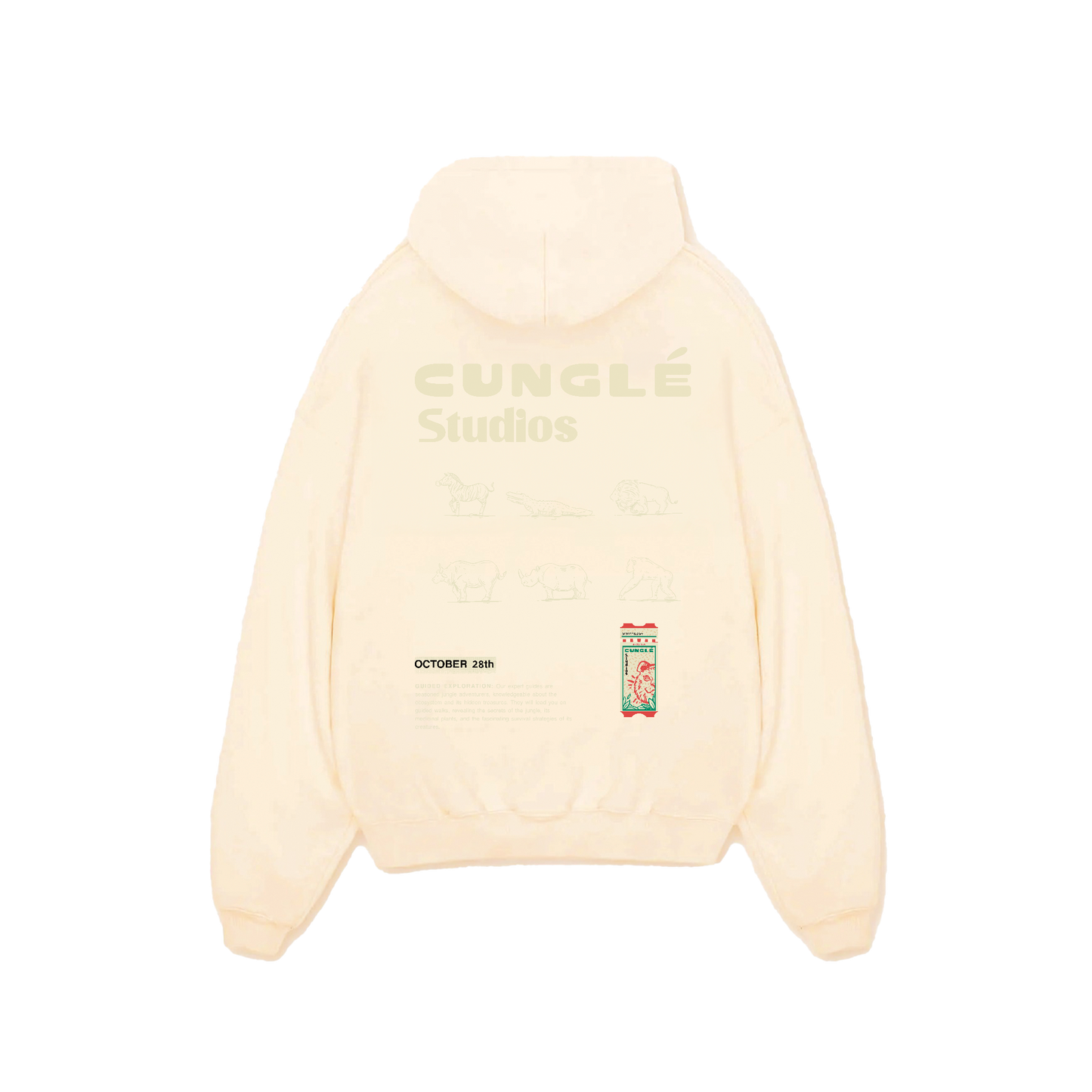 Krem Cunglé Trip Hoodie