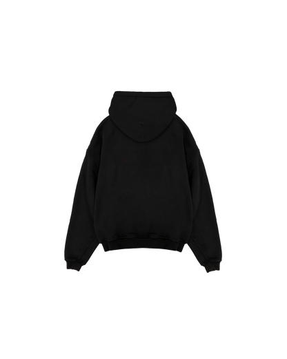 Basic Siyah Hoodie