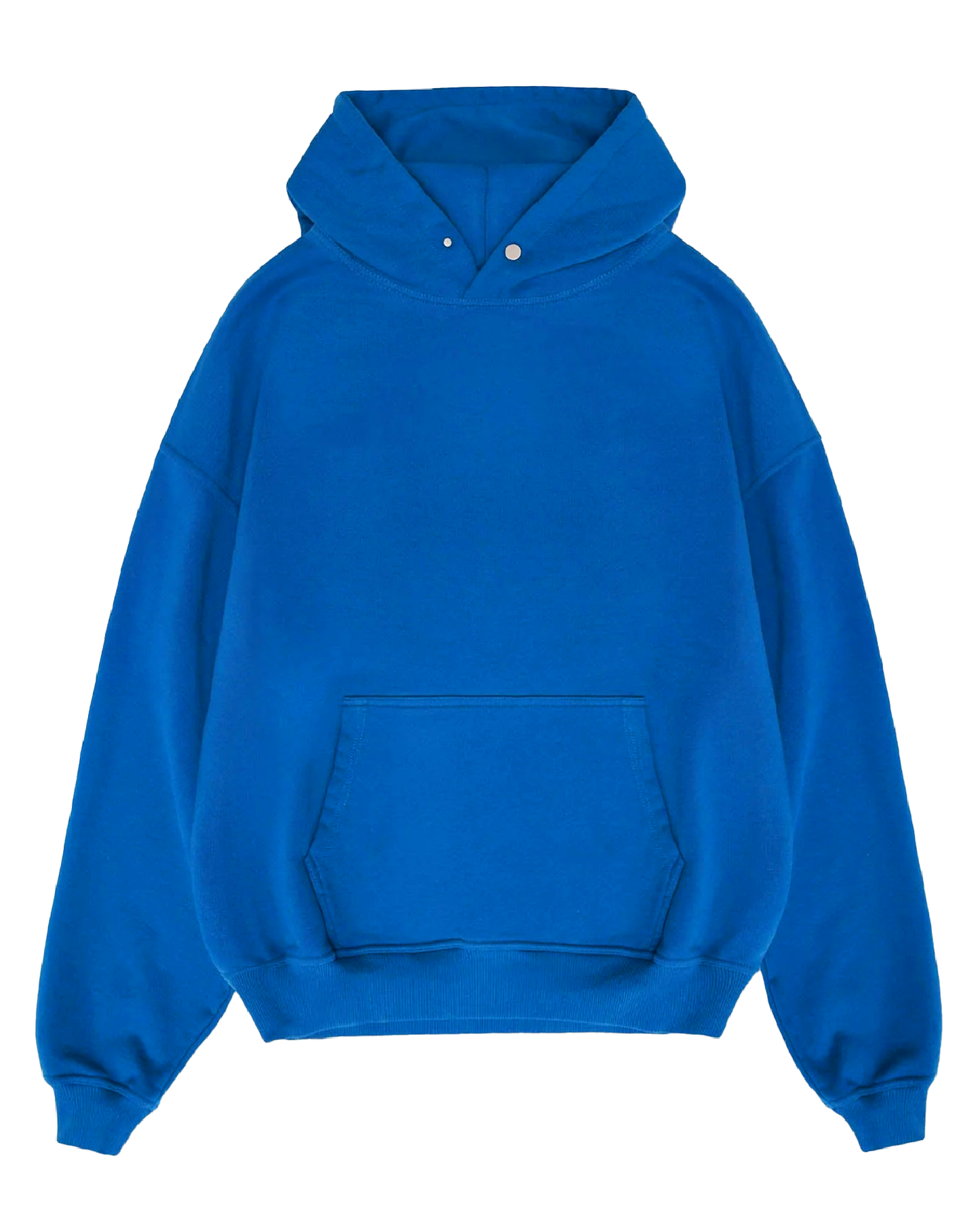 Basic Mavi Hoodie