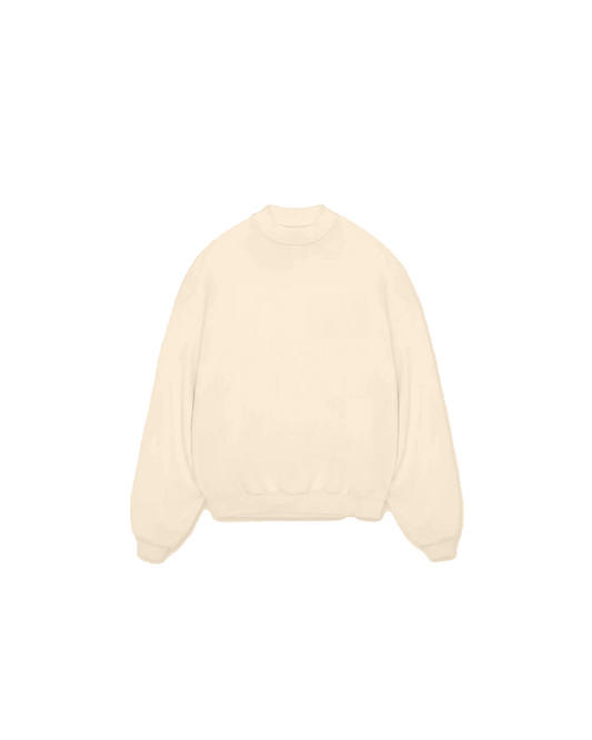 Basic Krem Sweatshirt