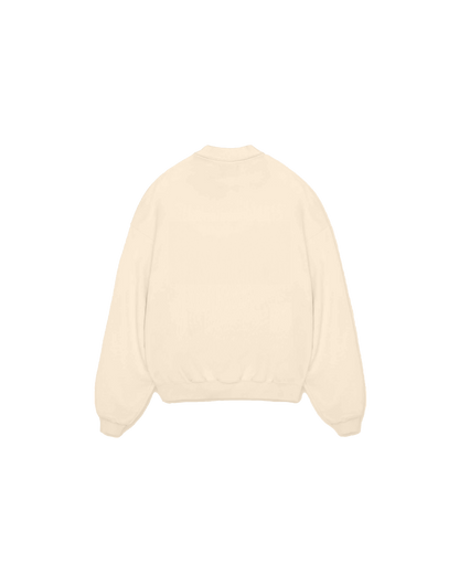 Basic Krem Sweatshirt