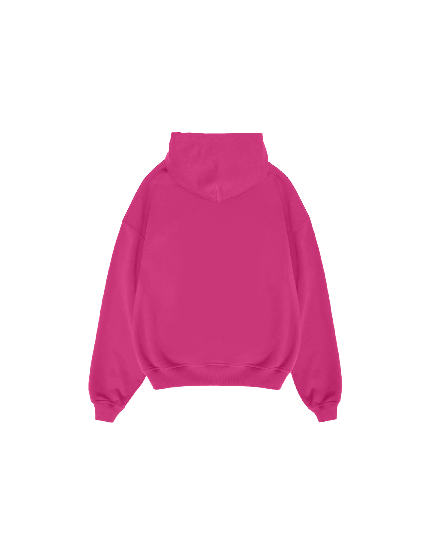 Basic Pembe Hoodie