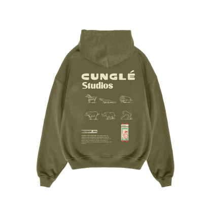 Açık Yeşil Cunglé Trip Hoodie