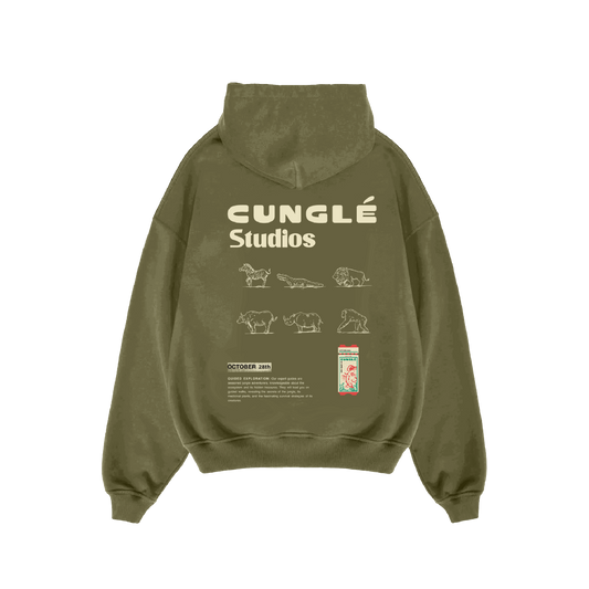 Açık Yeşil Cunglé Trip Hoodie