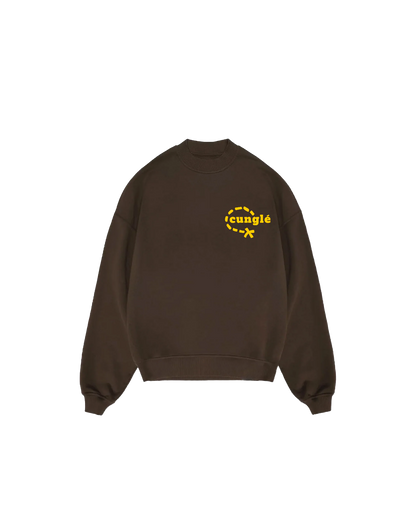 İnce Bisiklet Yaka Explore the Cunglé Sweatshirt