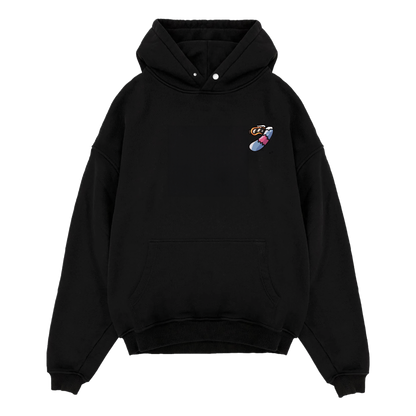 Siyah Cunglé Ski Hoodie