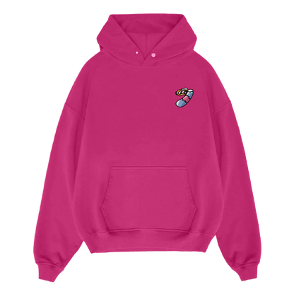 Pembe Cunglé Ski Hoodie