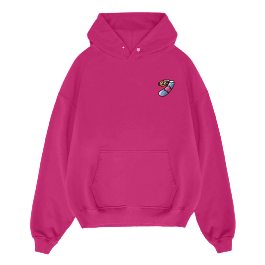 Pembe Cunglé Ski Hoodie