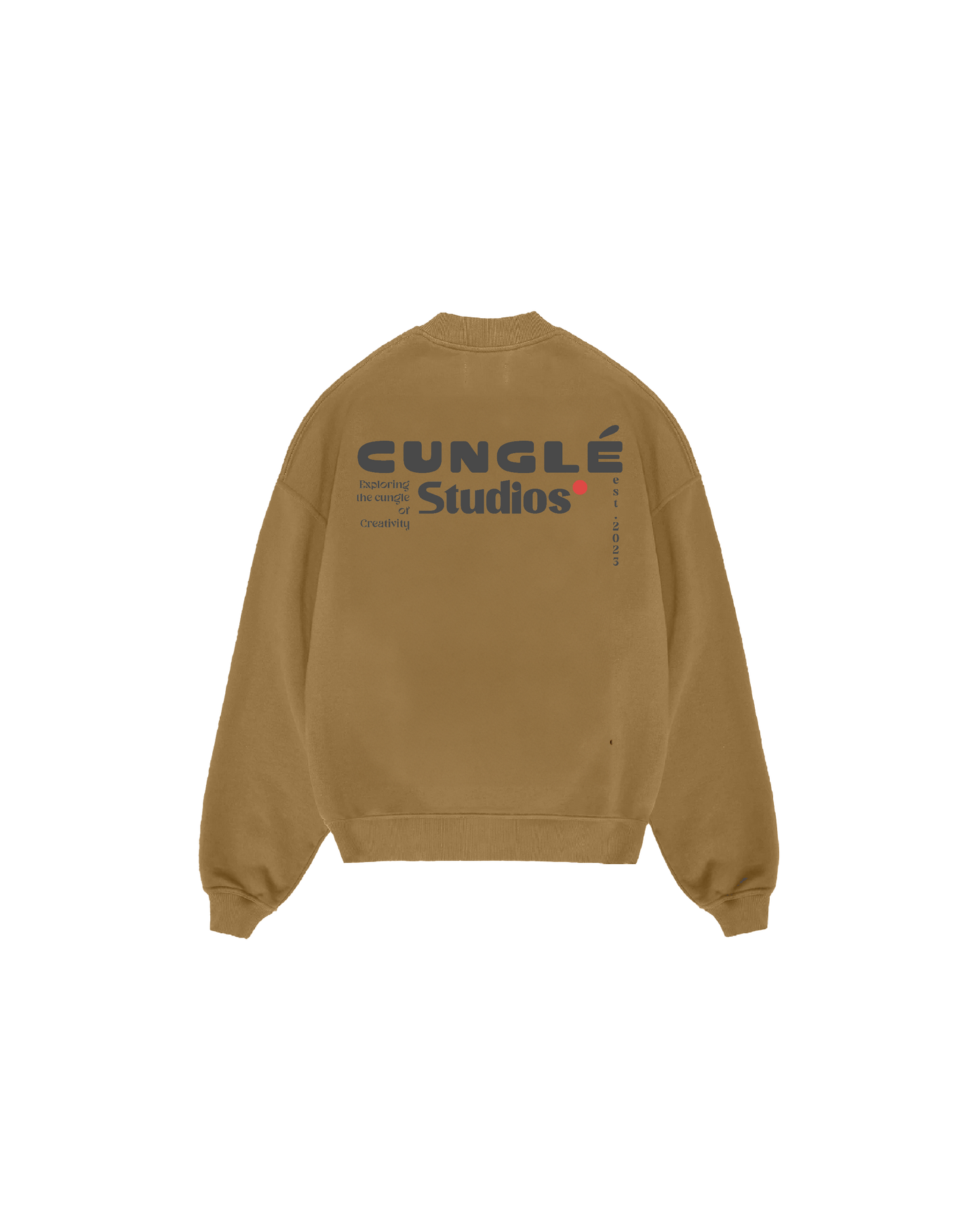 İnce Bisiklet Yaka Establishing Cunglé Sweatshirt