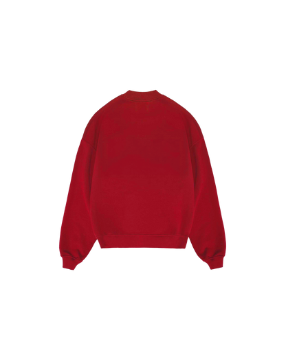 Basic Kırmızı Sweatshirt