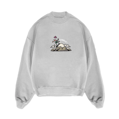 Gri Cunglé Kardan Adam Sweatshirt