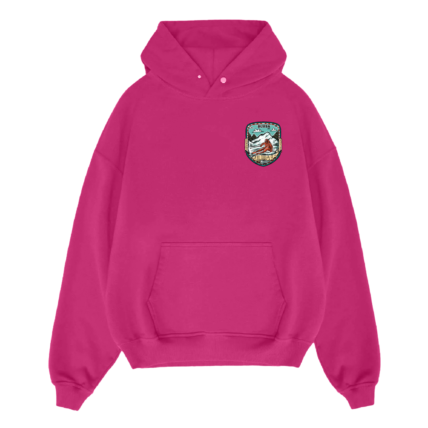 Pembe Uludağ Hoodie