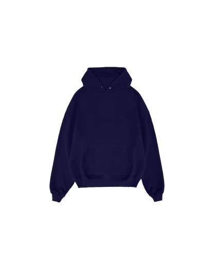 Basic Lacivert Hoodie