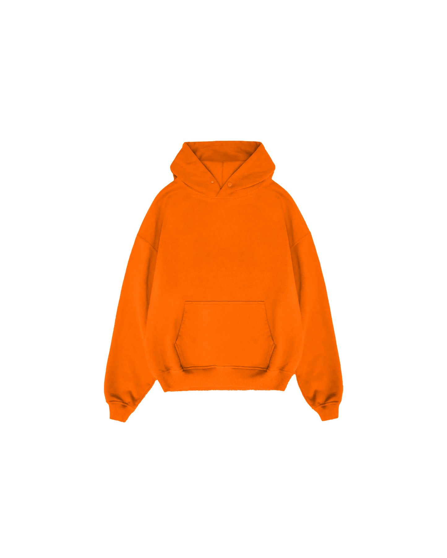 Basic Turuncu Hoodie