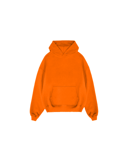 Basic Turuncu Hoodie