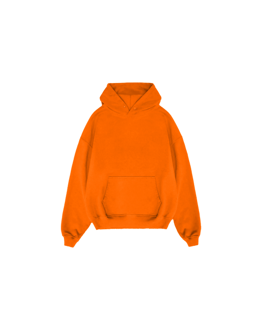 Basic Turuncu Hoodie