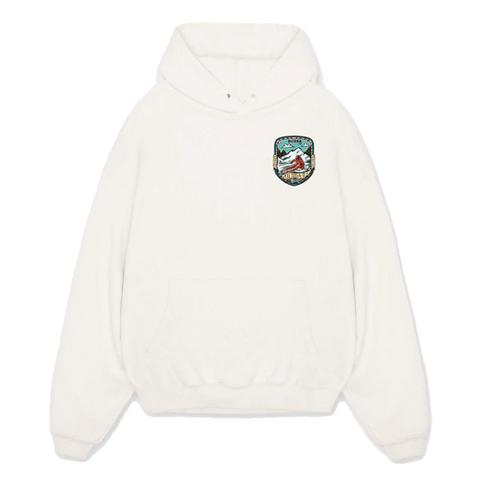 Beyaz Uludağ Hoodie