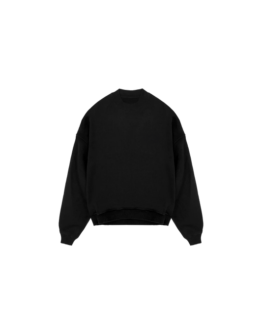 Basic Siyah Sweatshirt