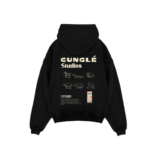 Siyah Cunglé Trip Hoodie