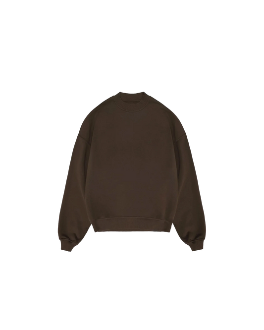 Basic Kahverengi Sweatshirt