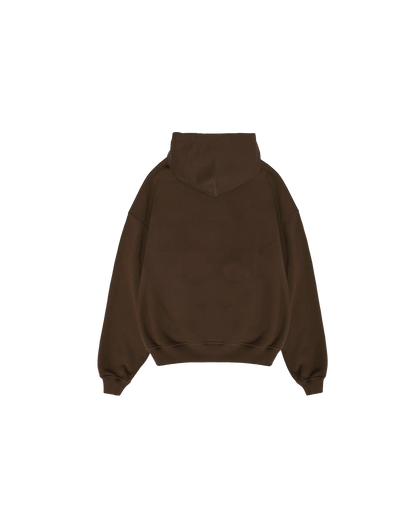 Basic Kahverengi Hoodie