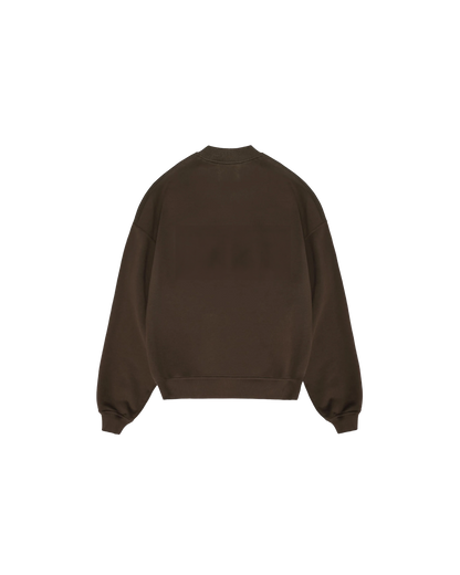 Basic Kahverengi Sweatshirt