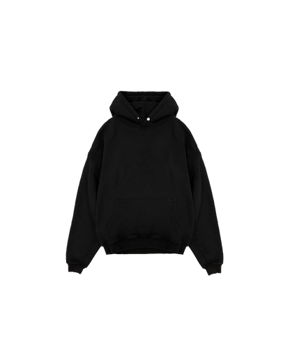 Basic Siyah Hoodie