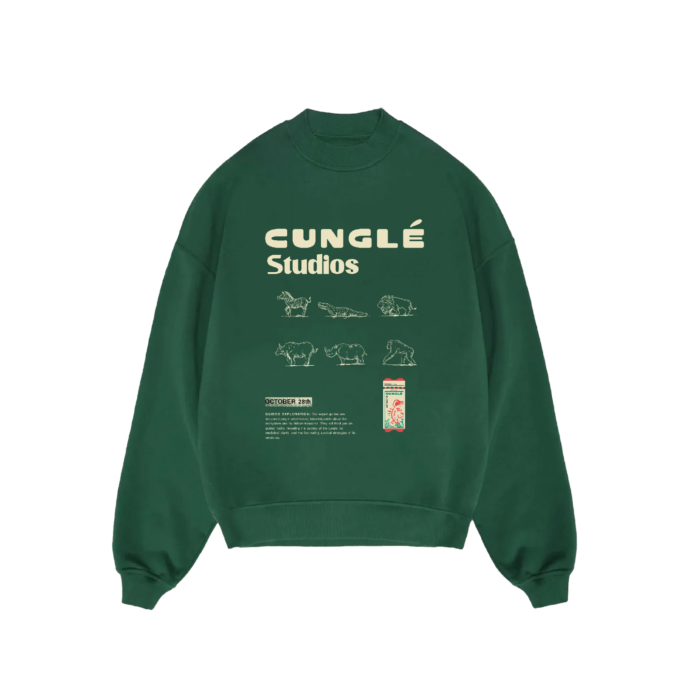 İnce Bisiklet Yaka Cunglé Trip Sweatshirt