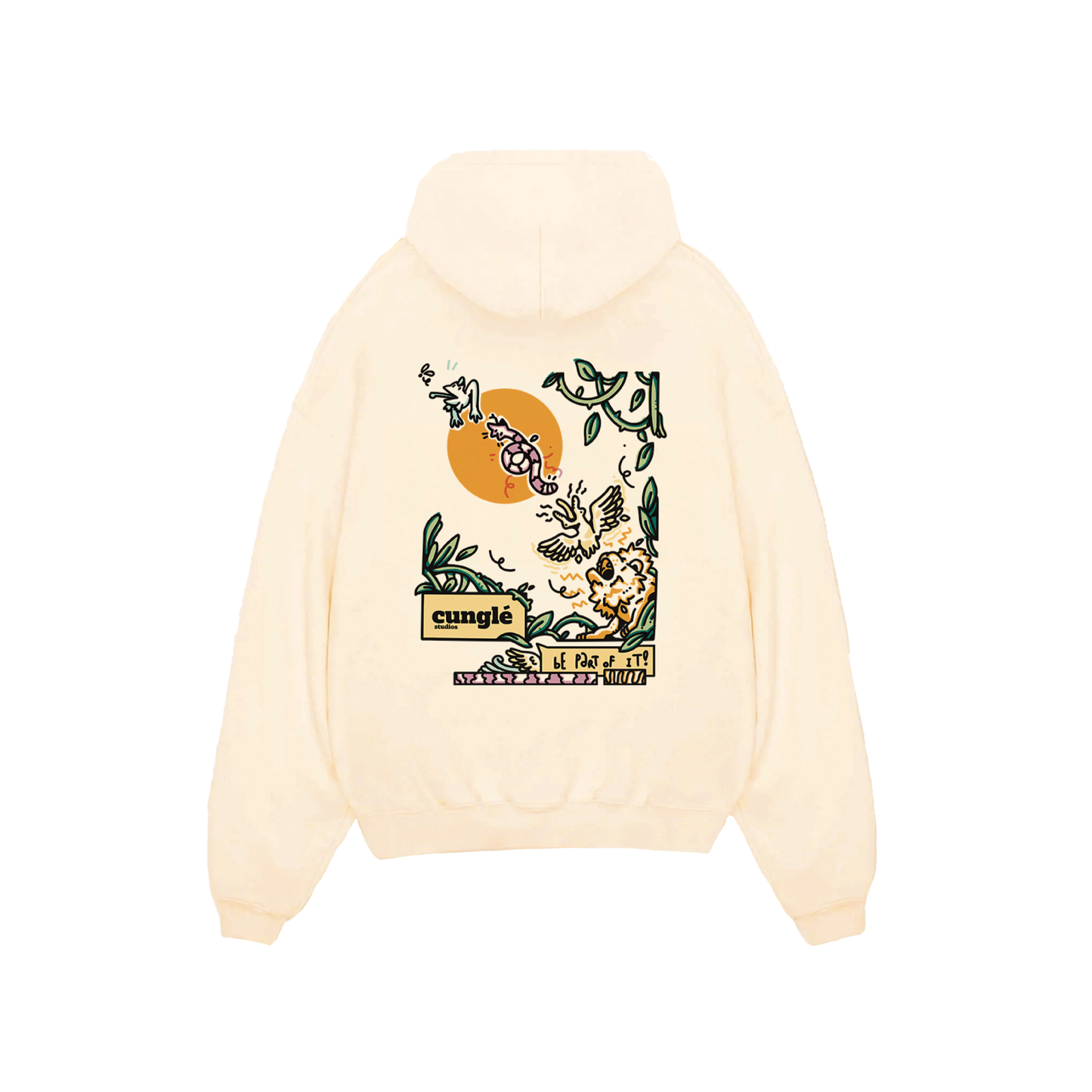 Krem Cunglé Food Chain Hoodie